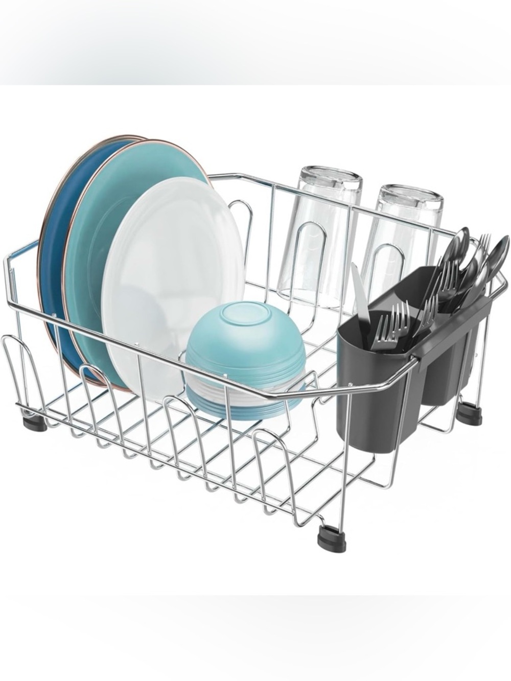 GSlife Small in Sink Dish Drying Rack